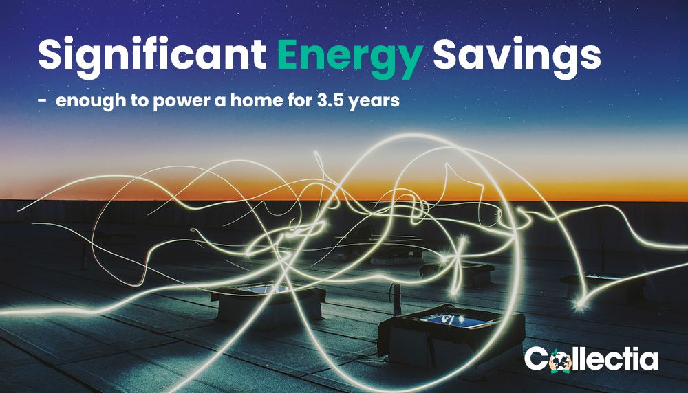 Significant Energy Savings - Enough to Power a Home for 3 Years